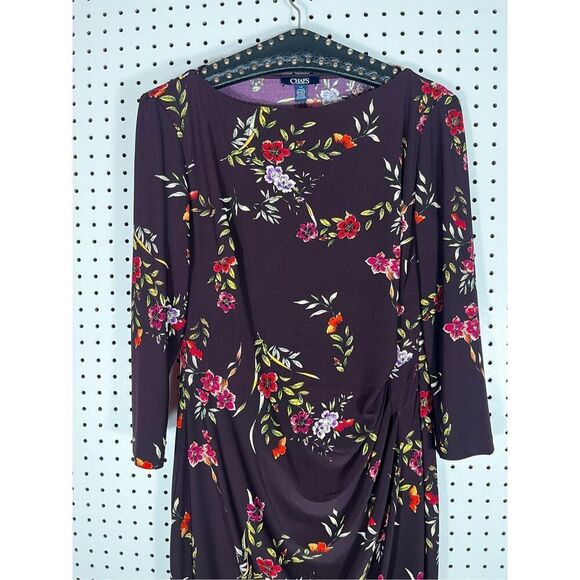 Chaps floral sheath dress size 12 - Picture 4 of 5